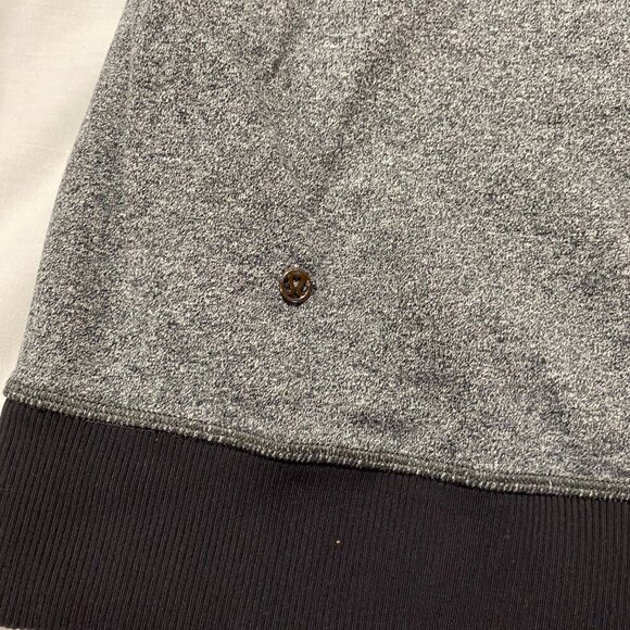 Lululemon Womens Om & Roam Pullover Sz 8 Heathered Grey Black Soft Loose W3F28S - Picture 10 of 11